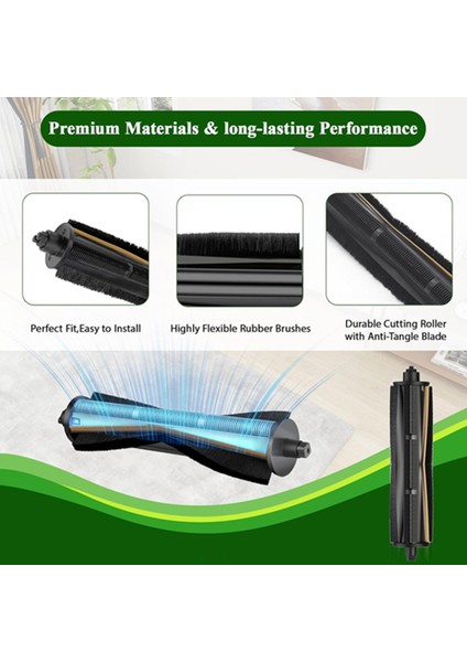 Dreame X40 Ultra X30 Ultra L30 Ultra L10S Ultra L20 Ultra L10S Pro Ultra L40 Ultra Elektrikli Süpürge Için Tricut Fırça (Yurt Dışından) fırsatları