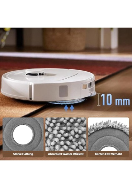 26 Paket Aksesuarları Roborock Qv 35A / Qv 35S Vakum Robotu Yedek Aksesuarlar Fırça Paspas Torbası Filtresi (Yurt Dışından) fırsatları