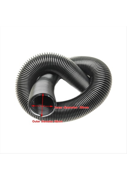 Iç 38MM/DIŞ 48MM Elektrikli Süpürge Ipliği Hortumu Körük/payet/yumuşak Boru Esnek Yedek Vakum Tüpü 60 cm (Yurt Dışından) fiyatları