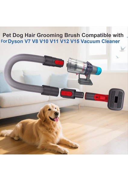 Pet Köpek Saç Bakım Fırçası Vakum Eki Dyson V7 V8 V10 V11 V12 V15 Kedi ve Köpek Bakım ve Dökülme Araçları (Yurt Dışından) fiyatları