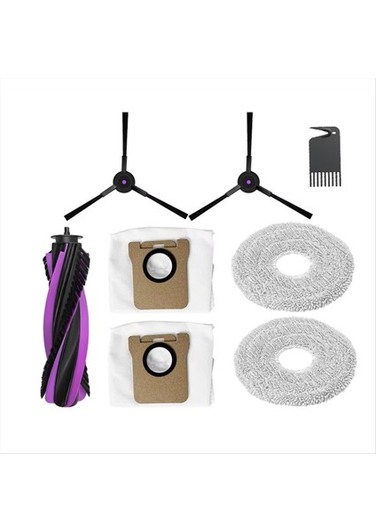 Jonr P20 Pro/jonr T5 Pro Robotik Elektrikli Süpürge Parçaları Hepa Filtre Paspas Bezi Ana Yan Fırça Elektrikli Süpürge Parçası (Yurt Dışından)