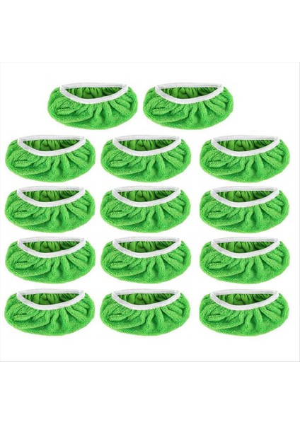 14 Adet Paspas Pedleri Dolum Swiffer Süpürgesi Paspas-Kuru Süpürme Bezleri ve Islak Paspas Bezleri Yıkanabilir Ev Temizlik Seti (Yurt Dışından)