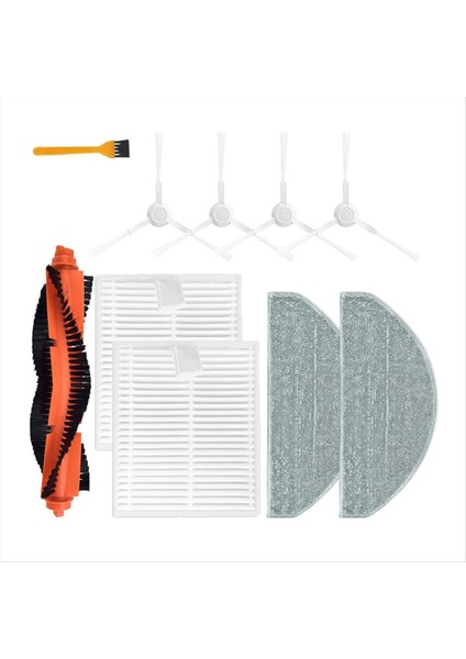 Ana Fırça Yan Fırça Paspas Bez Filtre Xiaomi Robot Vakum S20 / D106 Süpürme Yedek Parçalar Aksesuarları (Yurt Dışından)