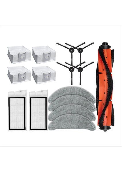 Roidmi Eve Artı SDJ01RM Robot Vakum Yedek Parça Aksesuarları Ana Yan Fırça Hepa Filtre Paspas Bez Bez Toz Torbası (Yurt Dışından) fiyatları