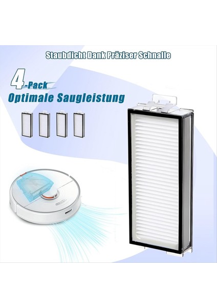 Roborock Q5 Pro/q5 Pro+/q7/ Q7+/q7 Max/q7 Max+/q8 Max/ Q8 Max+ Robotlu Süpürge Yedek Parçaları Için Hepa Filtre (Yurt Dışından) indirimleri