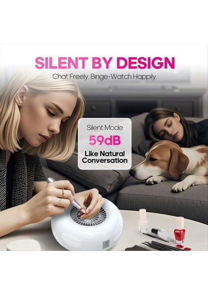 Tırnak Toz Toplayıcı Sessiz ve Güçlü Fan Toz Toplayıcı Tırnak Parlatma Için Yeniden Kullanılabilir Filtreli Nail Tech Için Abd Tak (Yurt Dışından) modelleri