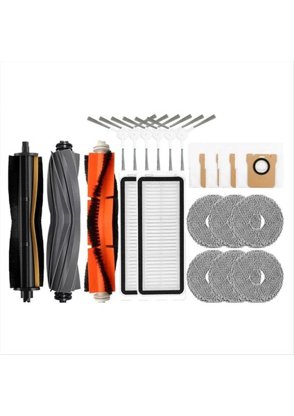 Dreame L20 ULTRA/L30 Robotlu Süpürge Ana Yan Fırça Hepa Filtre Paspas Bezi Toz Torbaları Yedek Parçalar (Yurt Dışından)