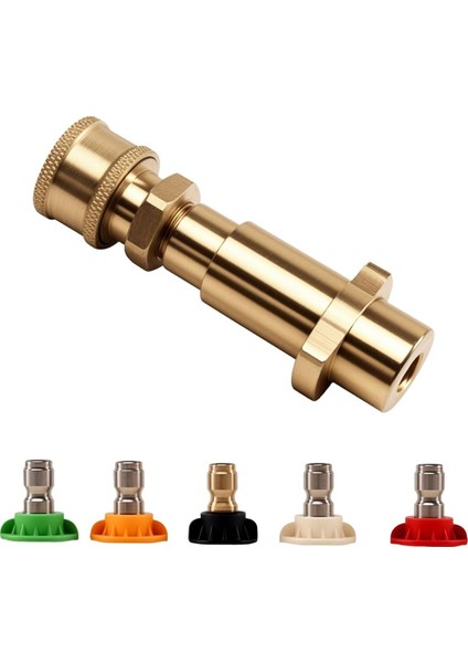 Basınçlı Yıkama Tabancası Adaptörü 1/4 &quot 5 Püskürtme Memesi Uçlu Karcher K Serisi Için Köpük Memesi Için Hızlı Bağlantı Adaptörü (Yurt Dışından)