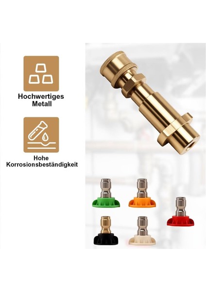 Basınçlı Yıkama Tabancası Adaptörü 1/4 &quot 5 Püskürtme Memesi Uçlu Karcher K Serisi Için Köpük Memesi Için Hızlı Bağlantı Adaptörü (Yurt Dışından) fırsatları