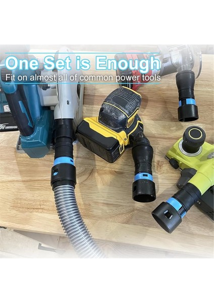 5 Adet Toz Toplama Hortumu Adaptörleri Kiti Vakum Hortumu Sistemi Için Genişletilmiş Adaptör Seti Çoğu Ağaç Işleme Elektrikli Aletlere Uyuyor (Yurt Dışından) modelleri