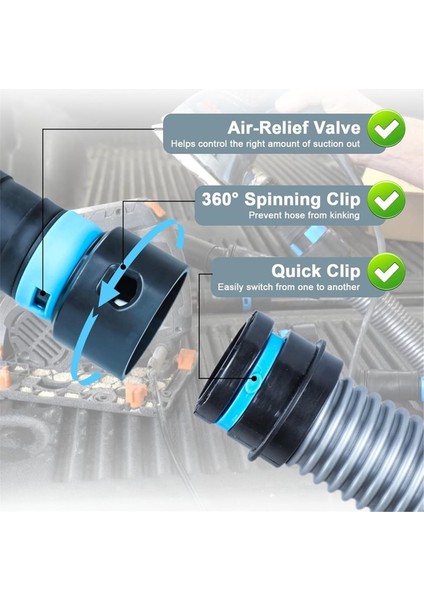 5 Adet Toz Toplama Hortumu Adaptörleri Kiti Vakum Hortumu Sistemi Için Genişletilmiş Adaptör Seti Çoğu Ağaç Işleme Elektrikli Aletlere Uyuyor (Yurt Dışından) fırsatları