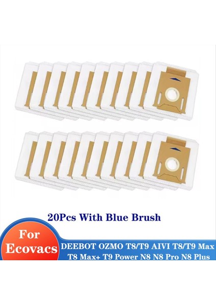 Toz Torbası Ecovacs Deebot T9 T9 Aıvı Ozmo T8 Aıvı T8 Max T8 Serisi N8 Pro Artı N8 Pro Aksesuarları Robot Vakum Parçaları (Yurt Dışından) fiyatları