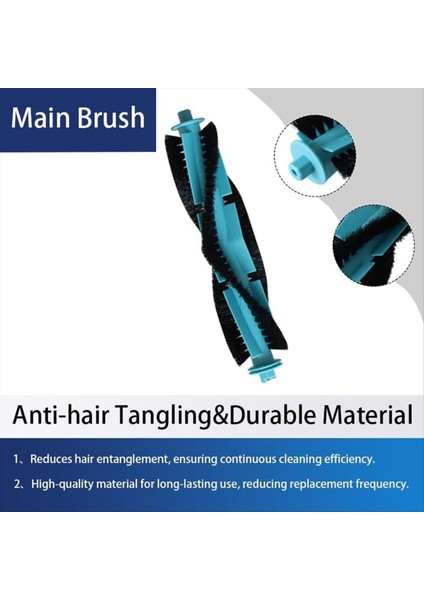 34 Adet Ultenic T20 Pro Elektrikli Süpürge Yedek Parçaları Ana Fırça Yan Fırça Hepa Filtre Paspas Bezi Toz Torbası (Yurt Dışından) indirimleri