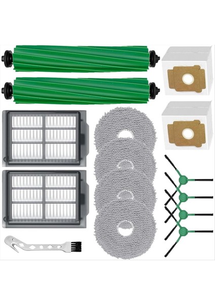 Irobot Roomba Plus 505/405 Combo Elektrikli Süpürge Aksesuarları Ana Yan Fırça Filtre Paspas Çantası Için Yedek Aksesuar Seti (Yurt Dışından) fiyatları