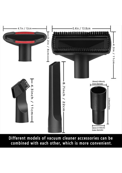Elektrikli Süpürge Memesi Seti Elektrikli Süpürge Ekleri Islak Kuru Adaptör 32-35MM Elektrikli Süpürge Memesi Esnek Aralık Aracı (Yurt Dışından) indirimleri