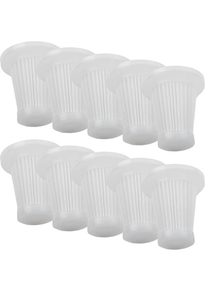 Araba Elektrikli Süpürge Aksesuarları Için 10 Adet Yedek Filtreler Yıkanabilir ve Yeniden Kullanılabilir Vakum Toz Filtresi (Yurt Dışından)