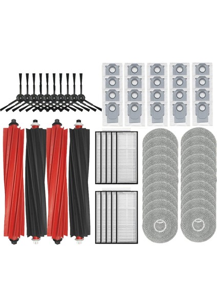 Aksesuarlar Roborock Qrevo Master Için Uygun/qrevo Ince Vakum Robot Ana Silindir Yan Fırça Filtre Paspas Bezi Toz Torbası (Yurt Dışından) modelleri