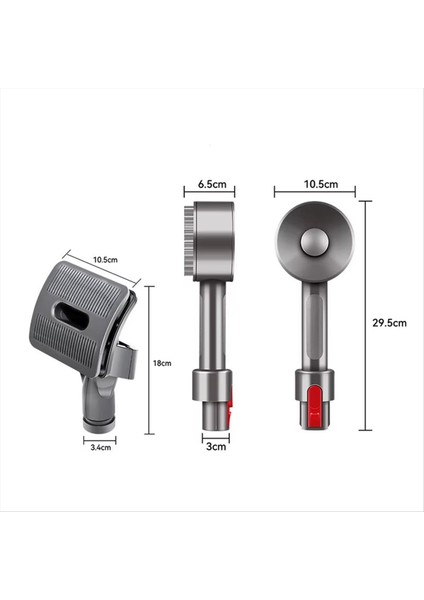 Dyson Elektrikli Süpürge Evcil Hayvan Fırçası V7V8V10V11V15 Uzun Saç Pet Köpek Saç Kedi Saç Fırçası Kafa Aksesuarları (Yurt Dışından) fırsatları
