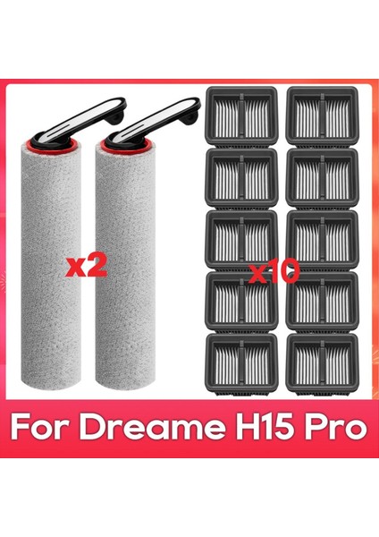 Dreame H15 Pro Robotlu Süpürge Parçası Aksesuarları Için Fit Fırça Filtre Robotlu Süpürge Seti Sarf Malzemesi (Yurt Dışından) fırsatları