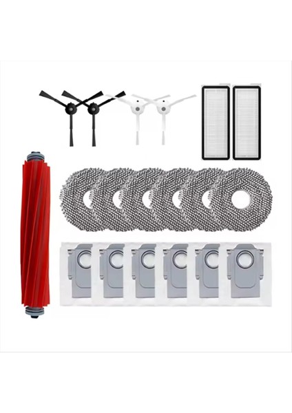 Roborock Q Revo Maxv/q Revo S/q Revo Pro Elektrikli Süpürge Yedek Parçalar Ana Fırça Toz Torbası Hepa Filtre Paspas Bezi (Yurt Dışından)