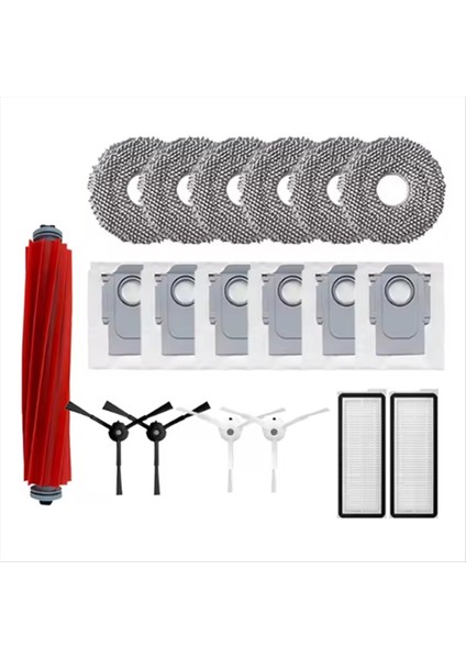 Roborock Q Revo Maxv/q Revo S/q Revo Pro Elektrikli Süpürge Yedek Parçalar Ana Fırça Toz Torbası Hepa Filtre Paspas Bezi (Yurt Dışından) modelleri