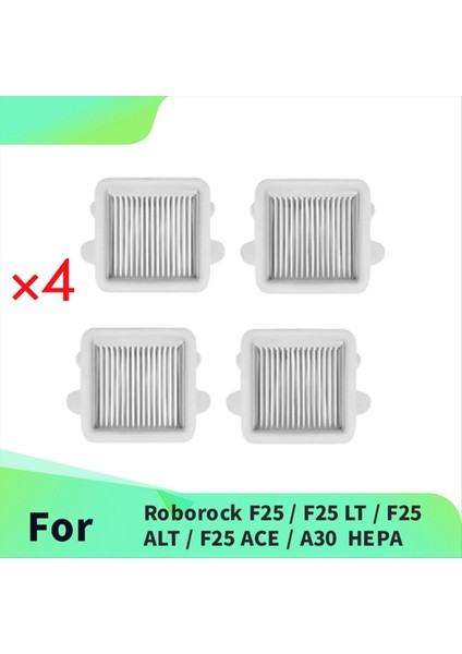 4 Adet Filtre Roborock F25/F25 LT/F25 ALT/F25 ACE/A30 Elektrikli Süpürge Aksesuarları Yedek Parçalar (Yurt Dışından) modelleri