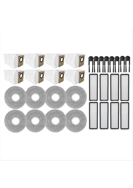 32 Adet Yedek Parçalar Xiaomi Mijia M40S/OV31CN Elektrikli Süpürge Parçaları Yan Fırça Hepa Filtre Paspas Bezi Toz Torbası (Yurt Dışından) modelleri