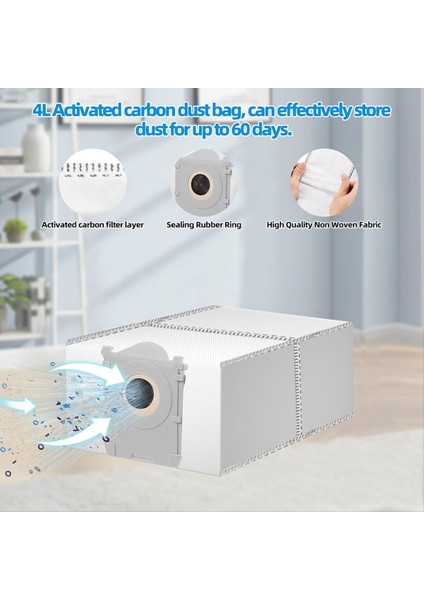 Ecovacs Deebot X9 Pro Omnı / X9 Pro Robot Süpürge Yedek Parçaları Için Aksesuar Kiti (Yurt Dışından) modelleri