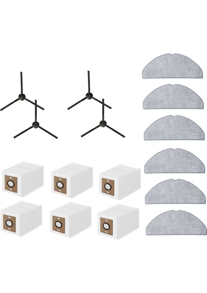 Ilıfe A30 Pro Vakum Süpürgesi Aksesuarları Için 16 Adet Yan Fırça Paspas Pedi Toz Torbası (Yurt Dışından) modelleri