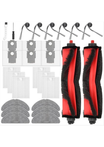 Roborock Q7 M5+ / Q7 L5+ Robotlu Süpürge Aksesuarları Kiti Için 28 Adet Yedek Parçalar (Yurt Dışından) modelleri