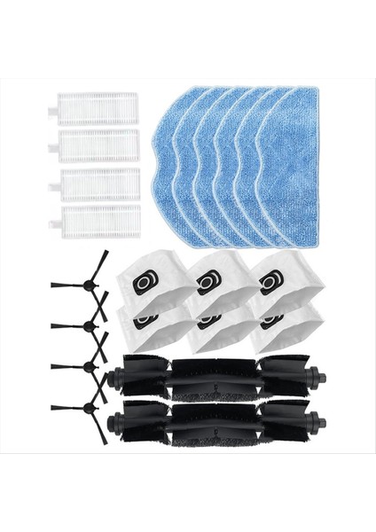 22 Adet Tefal Rowenta X-Plorer Serisi 75S RR8577WH 75S + RG8597W Elektrikli Süpürge Yedek Parça Fırça Filtre Paspas Toz Torbası (Yurt Dışından) fiyatları