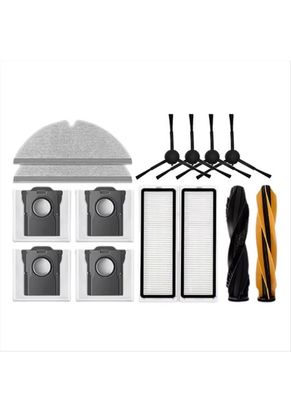 Dreame D20 Plus Elektrikli Süpürge Yedek Parçaları Ana Yan Fırçalar Filtreler Paspas Bezleri Toz Torbası (Yurt Dışından) fiyatları