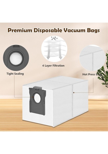 Dreame Mova E40 Ultra Yedek Parçalar Vakumlu Toz Torbası Için 12 Adet Toz Torbası (Yurt Dışından) fırsatları