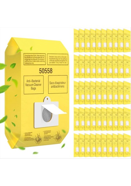 50 Paket 50558 Teneke Kutu Vakum Torbaları Kenmore Teneke Kutu Tipi C/q 5055 50555 50557 50558 Panasonic Tip C-5 C-18 (Yurt Dışından)