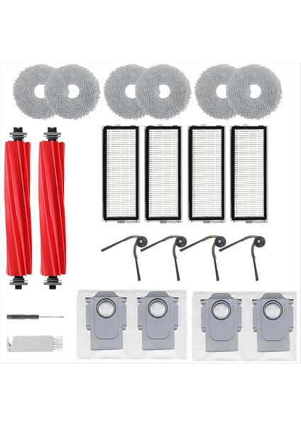 Roborock Qv 35A/QV 35S Qr 598/QR 798 Robotlu Süpürge Yedek Parçaları Için Aksesuar Kiti (Yurt Dışından)