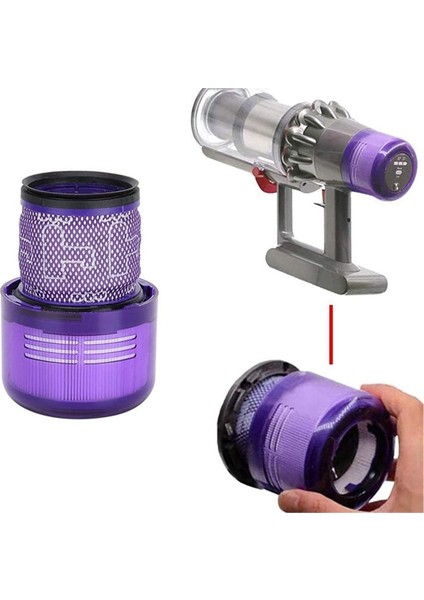 Dyson V11 SV17 SV14 SV22 Elektrikli Süpürge Filtre Elemanı Aksesuarları Yıkanabilir Yeniden Kullanılabilir Yedek Sonrası Filtre Parçaları (Yurt Dışından) fırsatları
