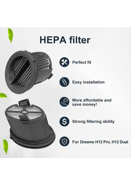 Dreame Mova X4 Pro / Trouver X4 Pro Süpürme Robotu Yedek Parça Aksesuarları Için Uyumlu Hepa Filtre (Yurt Dışından) modelleri
