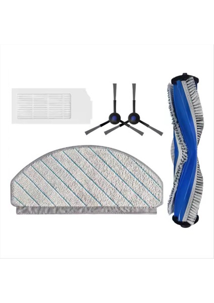 Ecovacs Debot N20 / N20 Plus / N20 Pro Plus Elektrikli Süpürge Yedek Parçaları Vakum Fırçası Filtre Paspas Bezi Için 5 Adet (Yurt Dışından) fiyatları