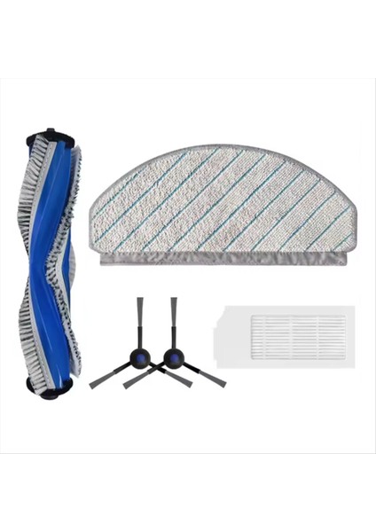 Ecovacs Debot N20 / N20 Plus / N20 Pro Plus Elektrikli Süpürge Yedek Parçaları Vakum Fırçası Filtre Paspas Bezi Için 5 Adet (Yurt Dışından) modelleri