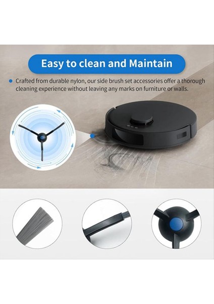 Ecovacs Debot N20 / N20 Plus / N20 Pro Plus Elektrikli Süpürge Yedek Parçaları Vakum Fırçası Filtre Paspas Bezi Için 5 Adet (Yurt Dışından) indirimleri