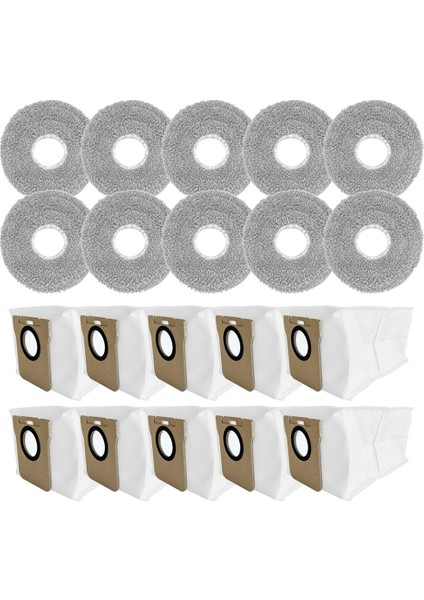 20 Adet Paspas Pedleri Toz Torbası Xiaomi X20 Plus / X20 Max / X10+ / Mijia M30S/M40 Dreame L10 ULTRA/L20 Ultra / L30 Ultra (Yurt Dışından) fırsatları