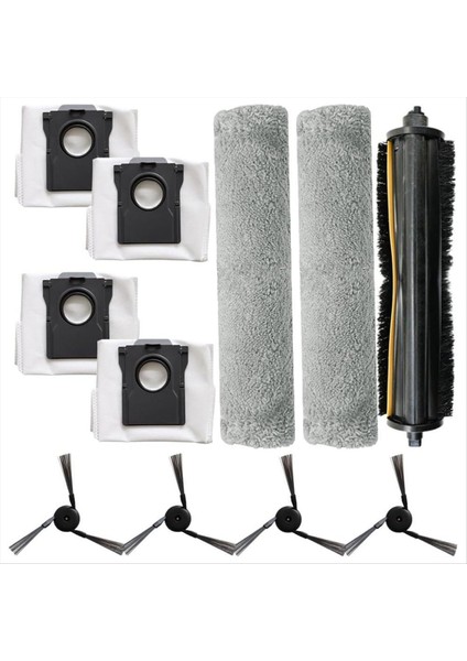 Mova Z5 / Z5 Pro / Z50 Ultra / Z50 Ana Yan Fırçalı Süpürge Yedek Parçaları Için Aksesuar Seti (Yurt Dışından)