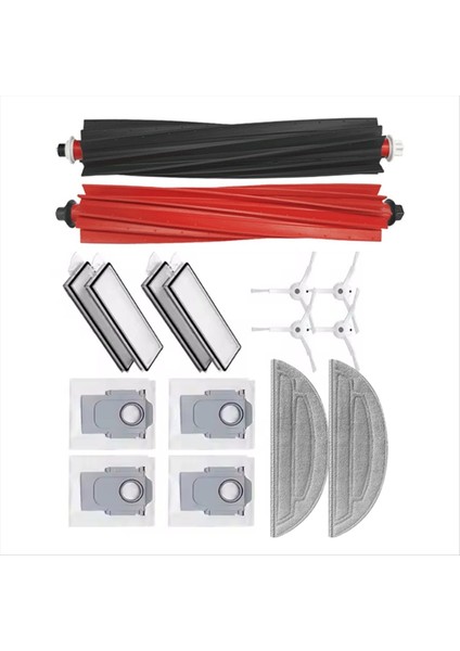 16 Adet Vakum Fırçası Toz Torbası Filtre Paspas Bezi Seti Roborock S8 Maxv Ultra Elektrikli Süpürge Yedek Parçaları (Yurt Dışından) modelleri