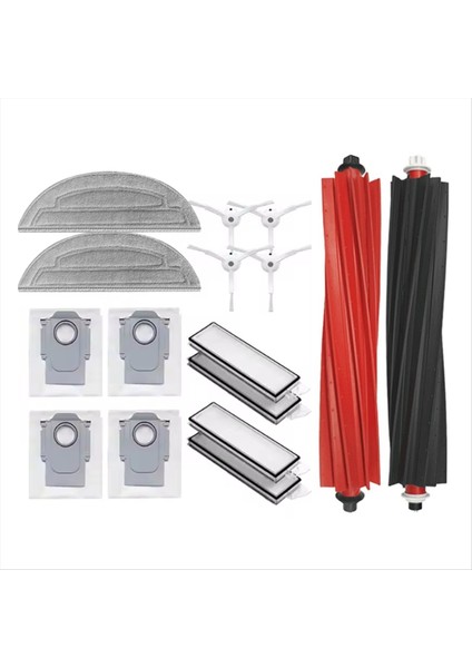 16 Adet Vakum Fırçası Toz Torbası Filtre Paspas Bezi Seti Roborock S8 Maxv Ultra Elektrikli Süpürge Yedek Parçaları (Yurt Dışından) fırsatları