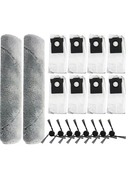 Dreame Mova Z5 / Z5 Pro / Z50 Ultra Paletli Paspas Bezi Yan Fırça Toz Torbası Yedek Parçalar Için 18 Adet (Yurt Dışından) modelleri