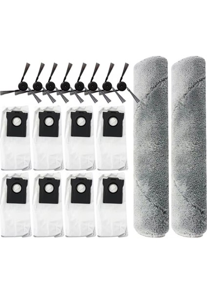Dreame Mova Z5 / Z5 Pro / Z50 Ultra Paletli Paspas Bezi Yan Fırça Toz Torbası Yedek Parçalar Için 18 Adet (Yurt Dışından) fırsatları