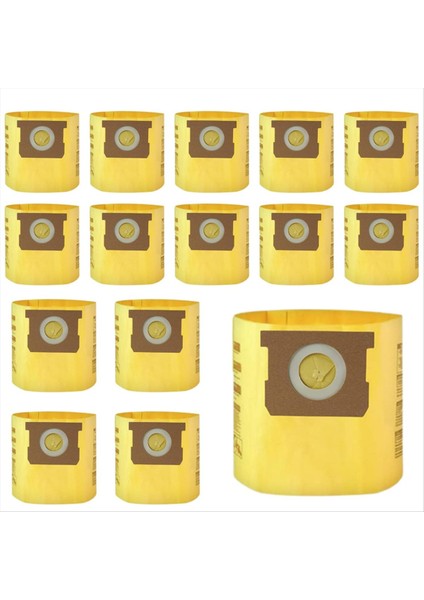 15 Adet 91964 Tip D Yüksek Verimli Vakum Filtre Torbaları Mağaza Vac 4 Gal Allaround Plus Islak/kuru Vakumlu Toz Torbaları (Yurt Dışından)