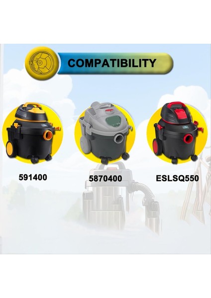 15 Adet 91964 Tip D Yüksek Verimli Vakum Filtre Torbaları Mağaza Vac 4 Gal Allaround Plus Islak/kuru Vakumlu Toz Torbaları (Yurt Dışından) modelleri