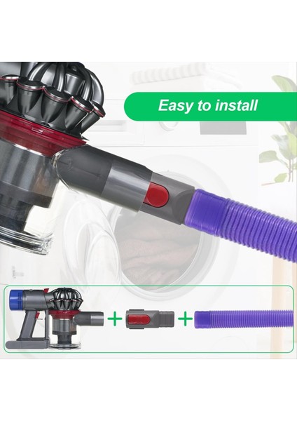 Kurutucu Havalandırma Temizleme Kiti Dyson V7 V8 V10 V11 V12 V15 Elektrikli Süpürge Hortumu Aralık Aracı ve Adaptörleri (Yurt Dışından) fiyatları