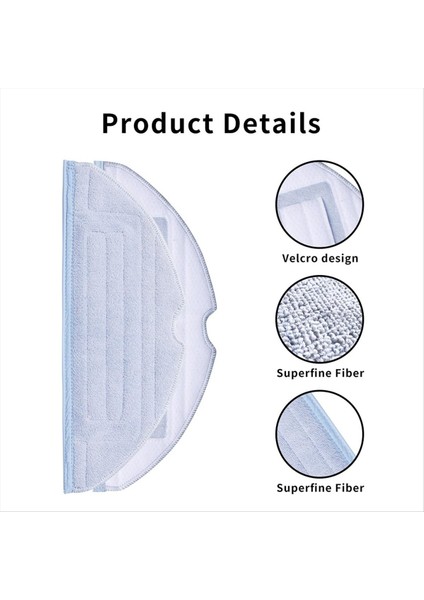 Roborock S7 S70 Mop Kumaş Robot Vakum Süpürge Destek Plakası Yedek Parçalar Paspas Aksesuarları Seti (Yurt Dışından) fiyatları